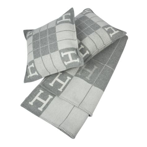 gray hermes blanket|hermes costello body pillow.